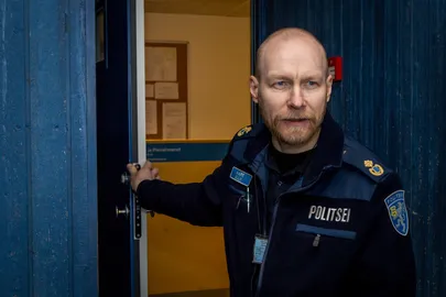 Kuressaare politseijaoskonna juhtivpolitseinik Aare Allik