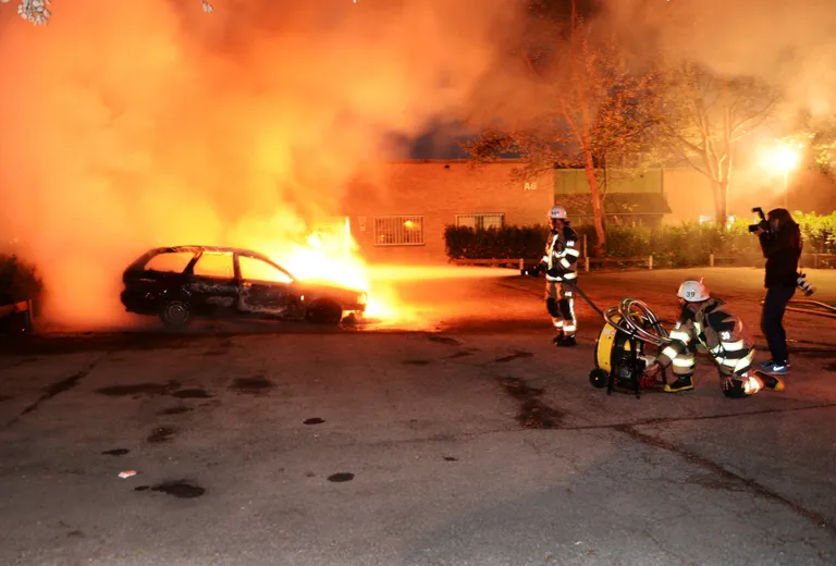 Tuletõrjujad sündmuspaigal.