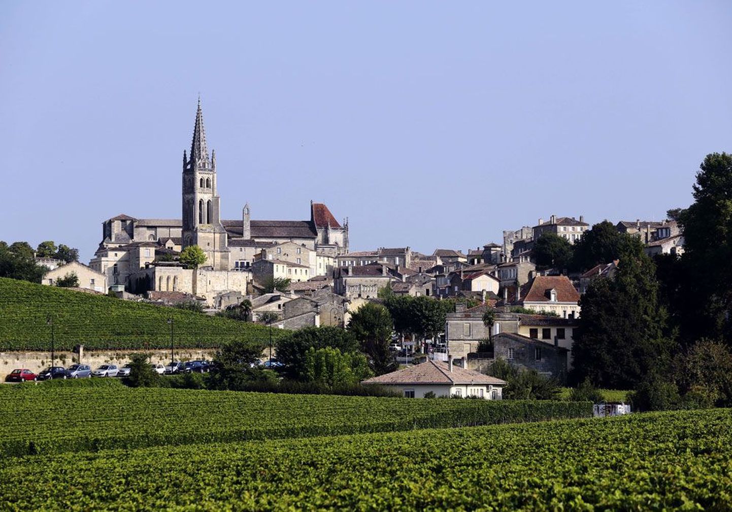 Viinamarjast ümbritsetud: Saint-Émilion on suveõhtutel gurmaanidest tulvil – parematesse restoranidesse tuleb koht reserveerida.