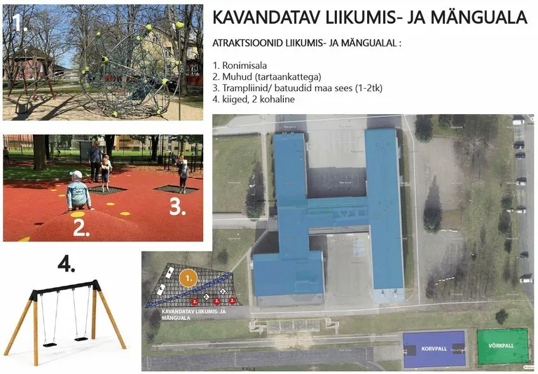Jakobsoni kooli kõrvale asfaltplatsile soovitakse mänguväljakut.