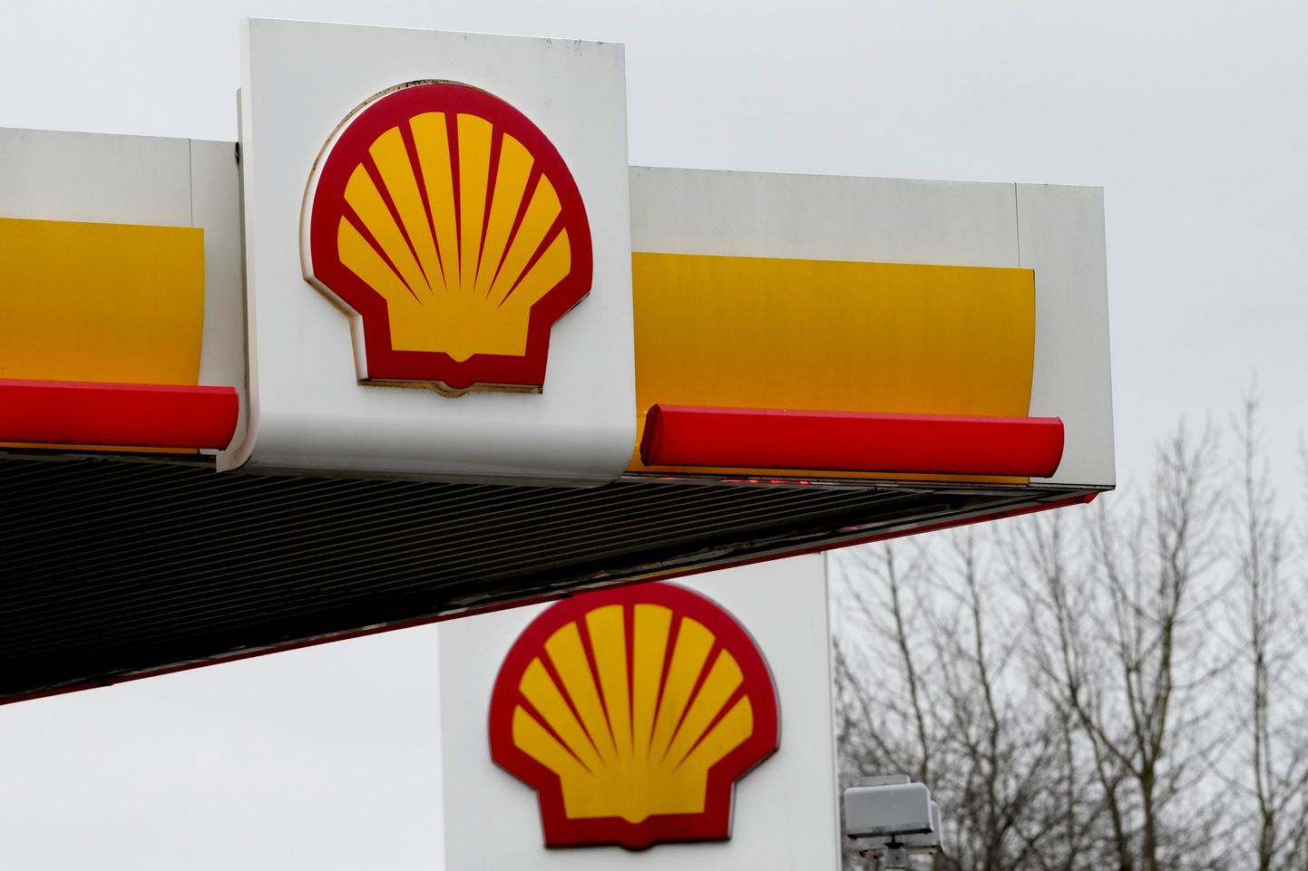 Naftaettevõtte Shell logo.