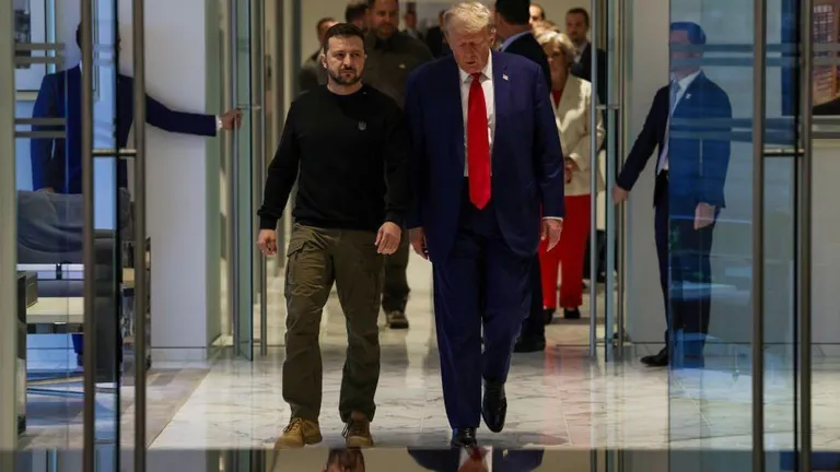 В четверг Владимир Зеленский сказал, что, по его мнению, Дональд Трамп способен добиться мира в Украине.
