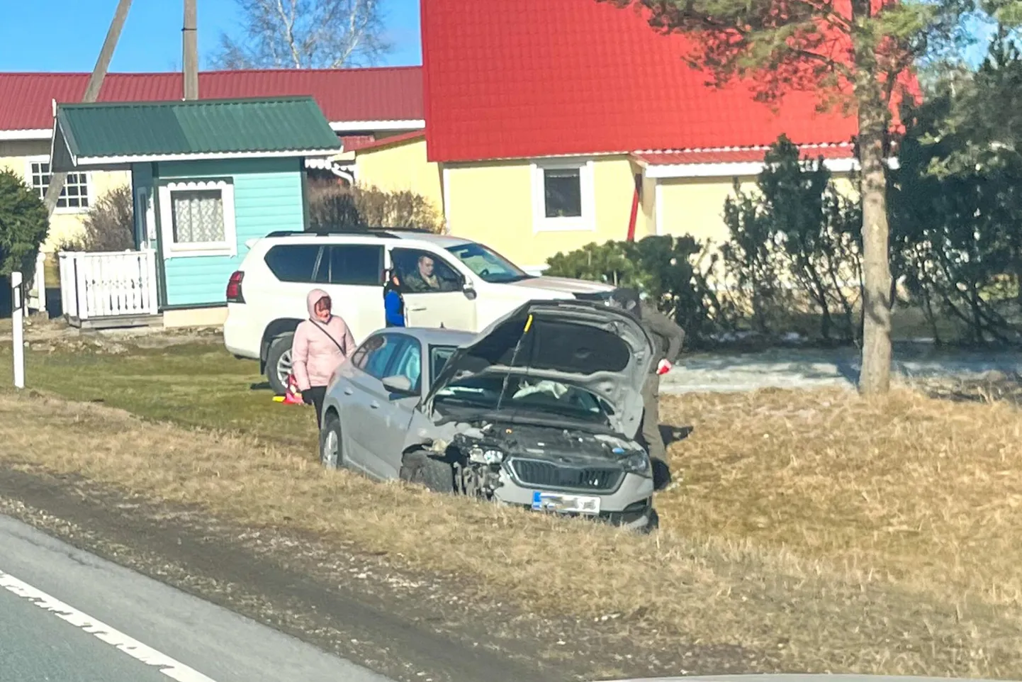 Kahe auto kokkupõrge Ristamäe külas.