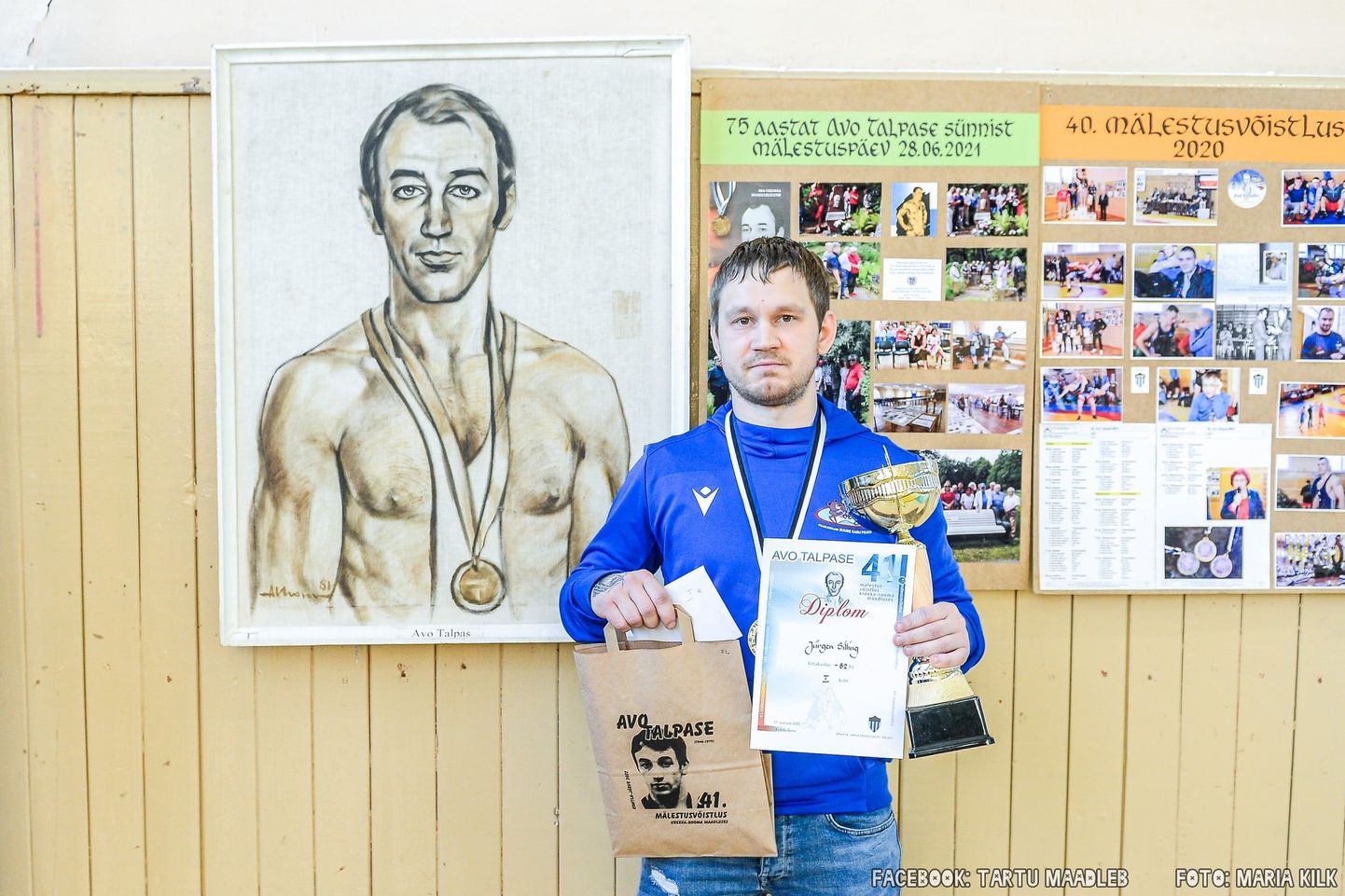 Юрген Силлинг завоевал главную награду турнира, победив в той же весовой категории, в которой больших достижений достиг в свое время и Аво Талпас.