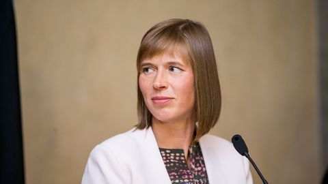 Жители Эстонии высоко оценили работу Кальюлайд на посту президента