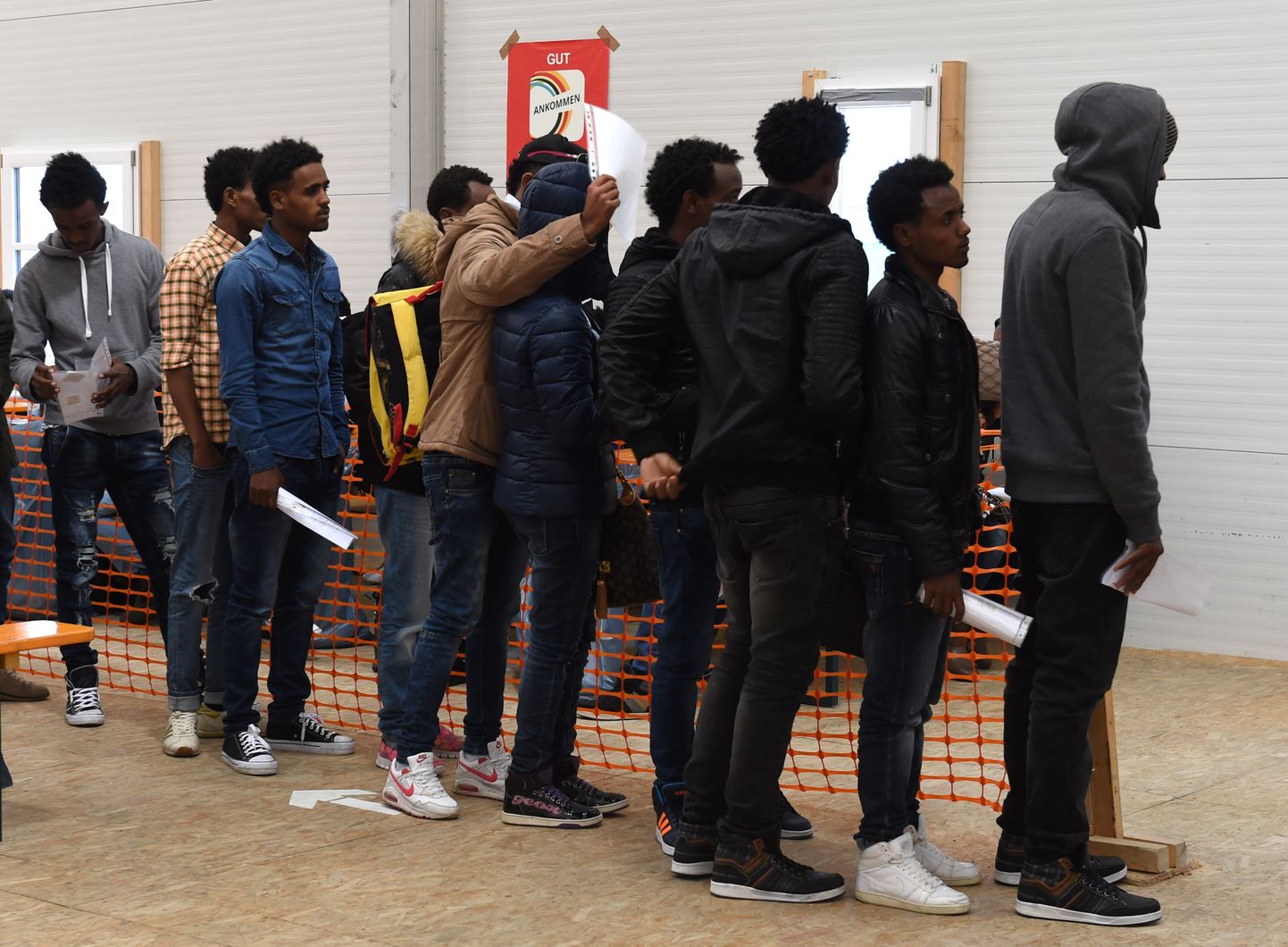 Migrandid Müncheni lähedal.