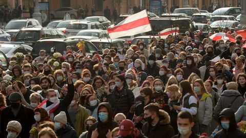 В ходе протестов в Белоруссии задержаны более 300 человек