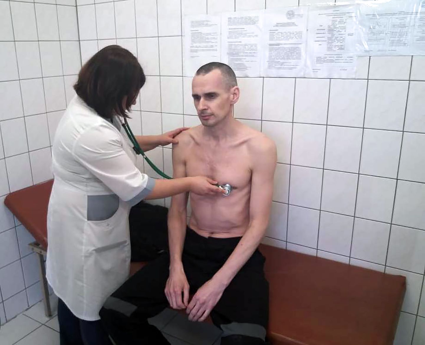 Täna avaldati ametlik pilt Venemaa vanglas näljastreiki pidavast Ukraina filmirežissöörist Oleg Sentsovist.