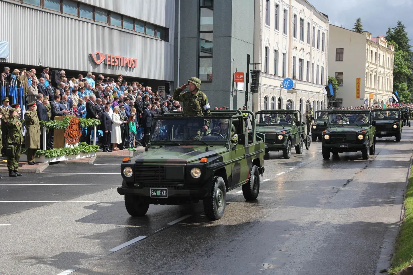 Võidupüha paraad Valgas
