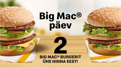 Чудеса случаются! 1 августа в McDonald's Эстонии будут дарить Биг Маки