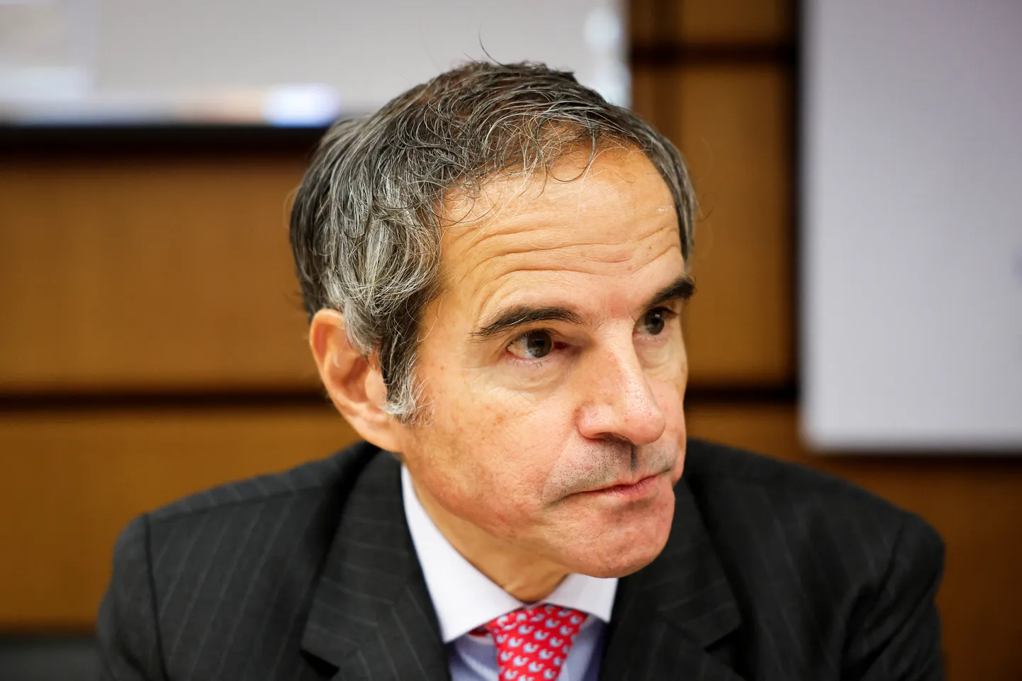 Rahvusvahelise Aatomienergia Agentuuri (IAEA) peadirektor Rafael Grossi Viinis Austrias 20. novembril 2024.