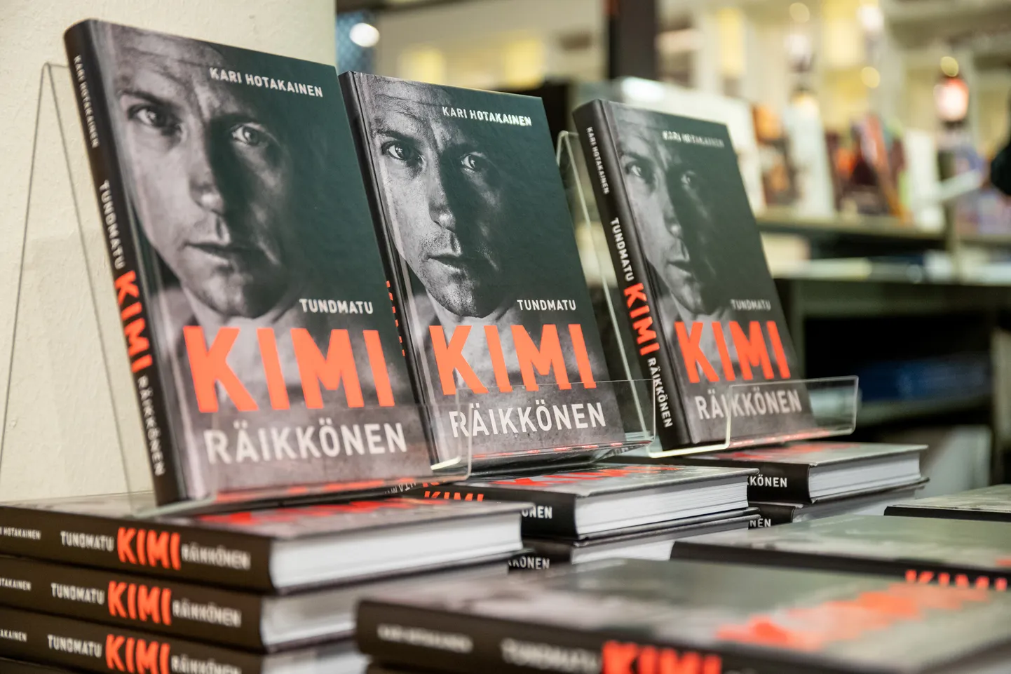 Tallinn. Raamatu «Tundmatu Kimi Räikkönen» esitlus Tallinnas, novembris 2018.