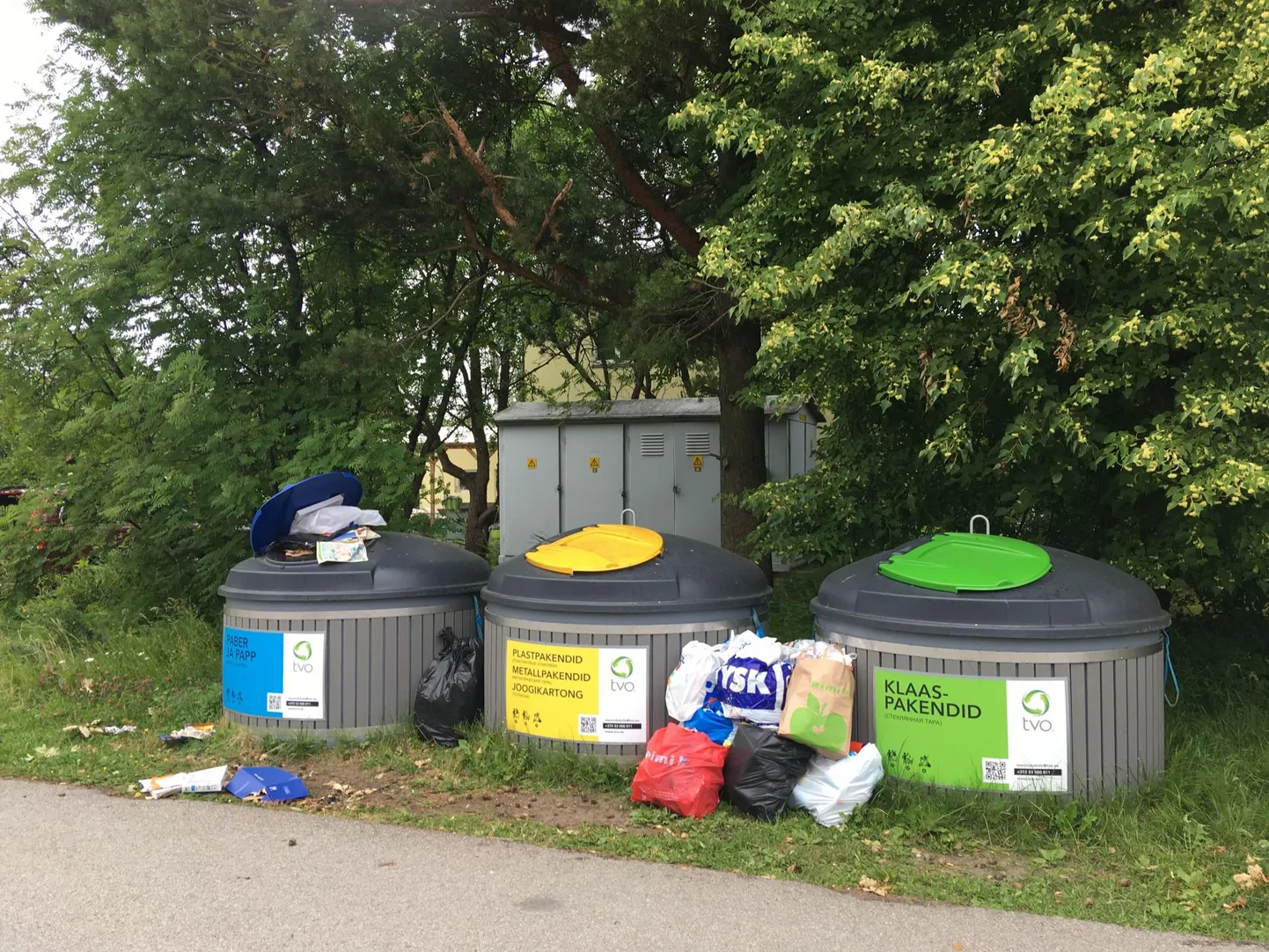 Pärnus Tormi tänava kogumispunktis valitses taoline segadus pea nädala.