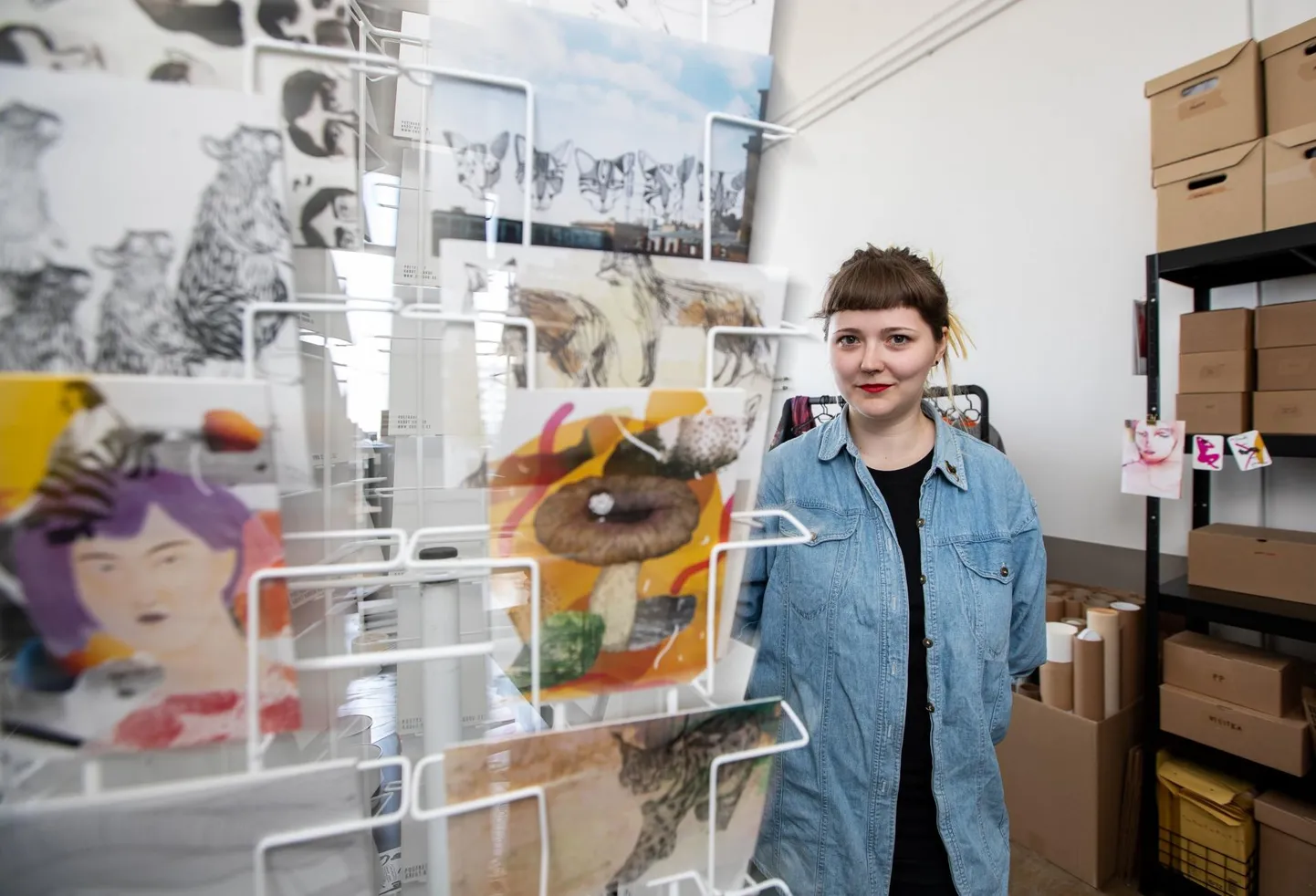 30.04.2019. Tallinn. Kunstnik Krõõt Kukkur. FOTO: EERO VABAMÄGI/POSTIMEES FOTO: Eero Vabamaegi/postimees /