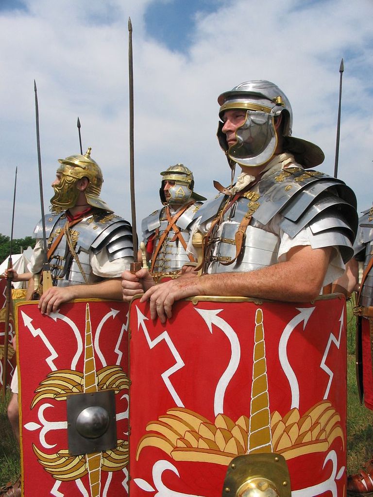 Rooma sõduriteks kehastunud
