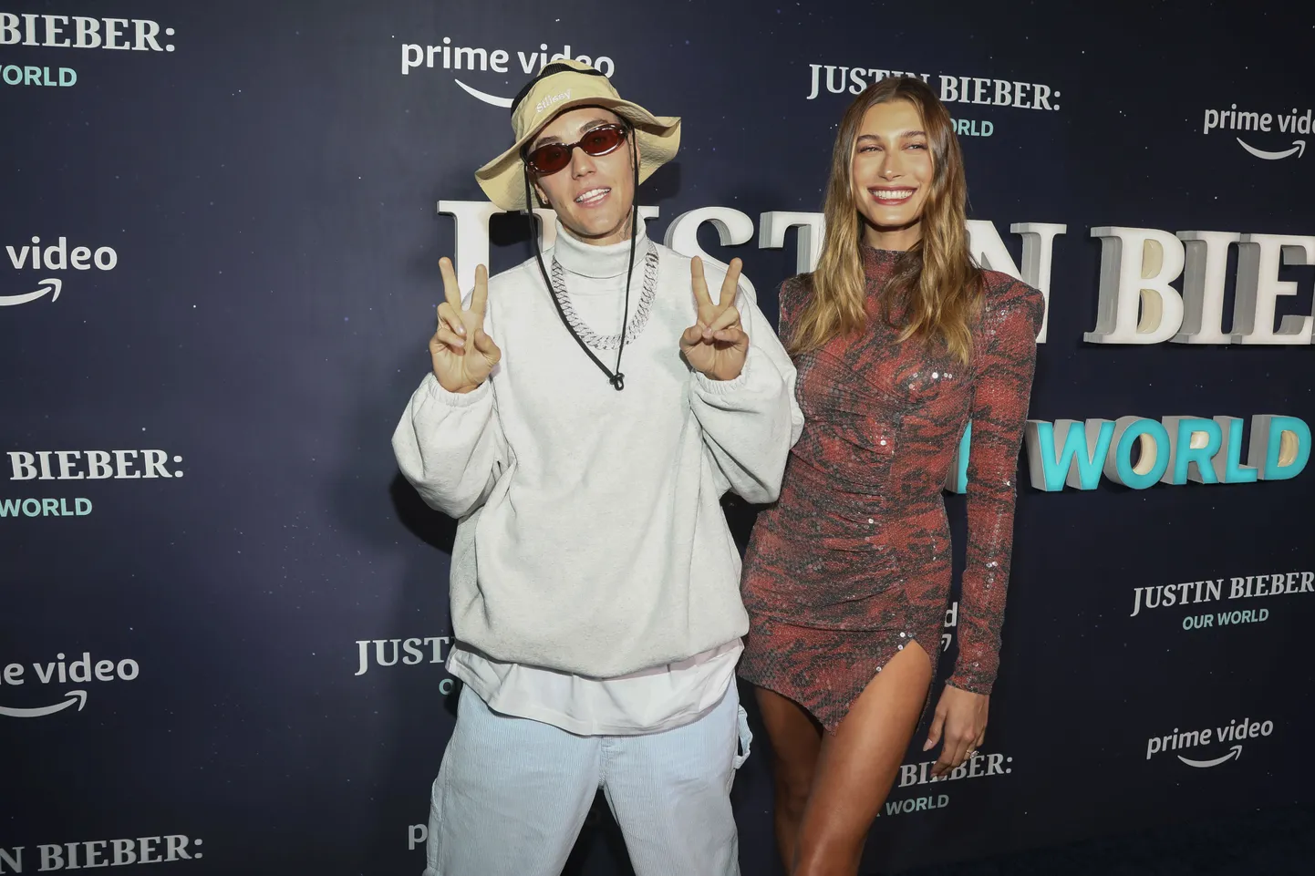 Justin Bieber ja Hailey Bieber.