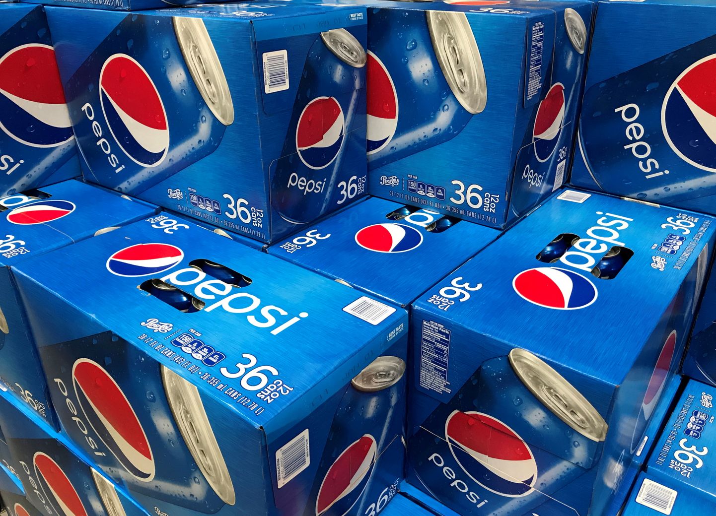 Pepsi kastid.