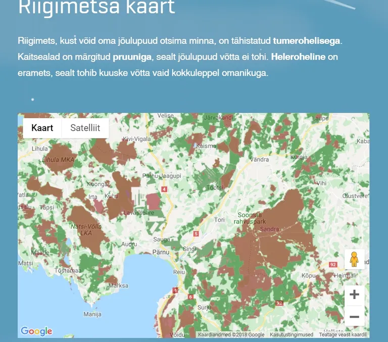 Enne metsaminekut tuleks tutvuda riigimetsade kaardiga RMK kodulehel või mobiilirakenduses ja teha endale selgeks, kus asub riigimets.