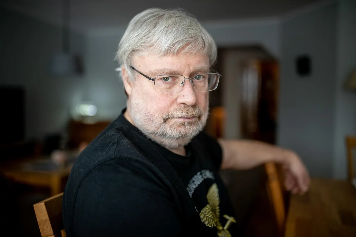 03.02.2022 Tallinn Postimehe arvamusliider, poliitik, ajaloolane, kirjanik, stsenarist ja tõlkija Lauri Vahtre. FOTO: Sander Ilvest