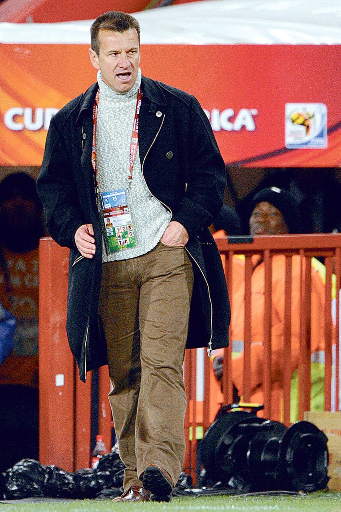 Brasiilia jalgpallikoondise peatreener Dunga.