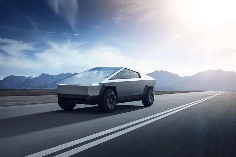 Tesla Cybertruck oli suures plaanis number 2, kuid pole veel massiliselt tootmisse jõudnud.