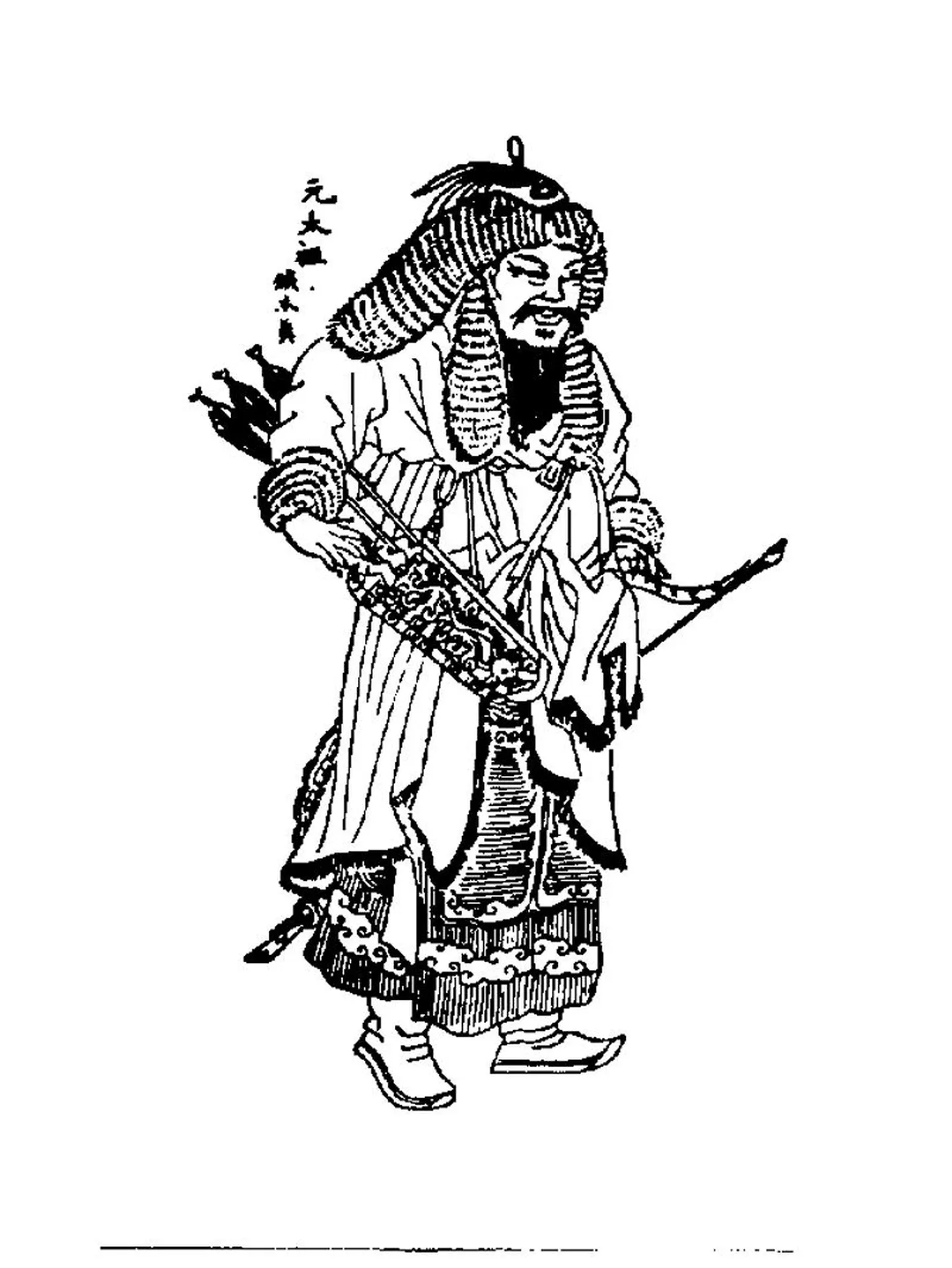 Tšingis-khaan (1162-1227).