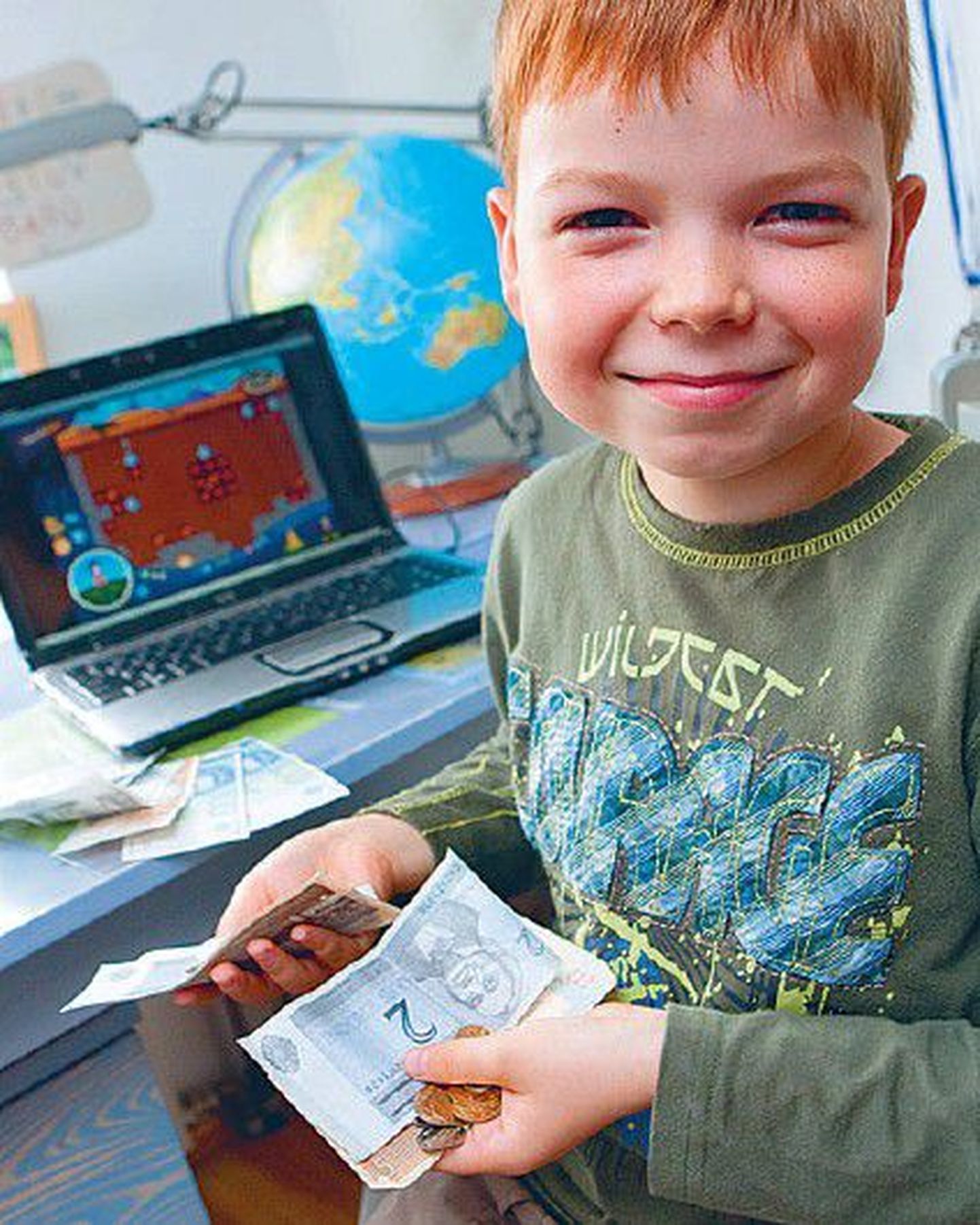 Internetimäng «Rahamaa» 
annab nii 8-aastasele Karmo Viherpuule kui ka 
temast aasta-paar vanematele või noorematele lastele 
põhiteadmised ja arusaamise rahaasjadest.