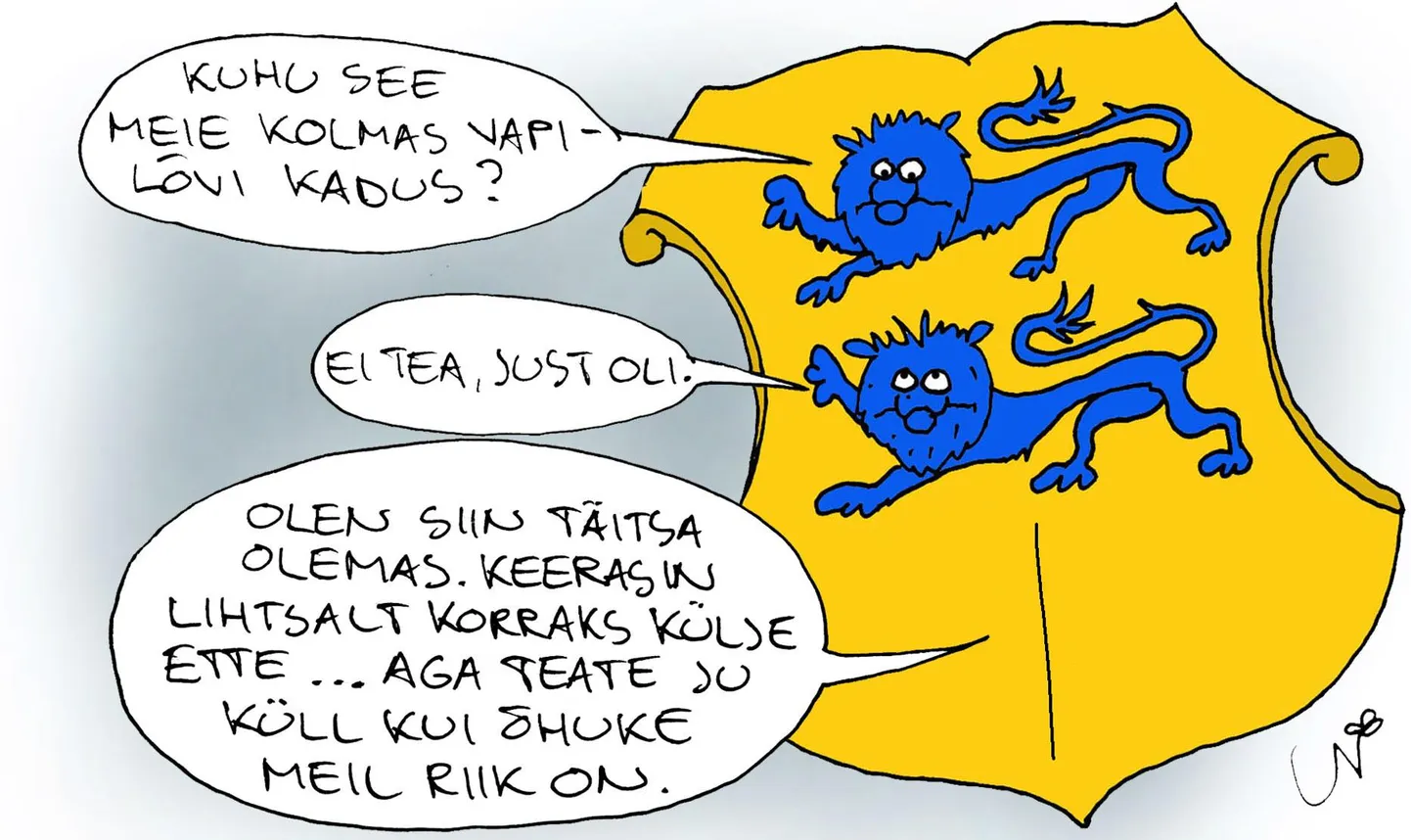 Urmas Nemvalts joonistab.