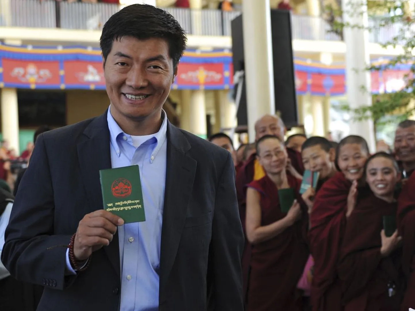 Lobsang Sangay pole kunagi Tiibetis käinud.