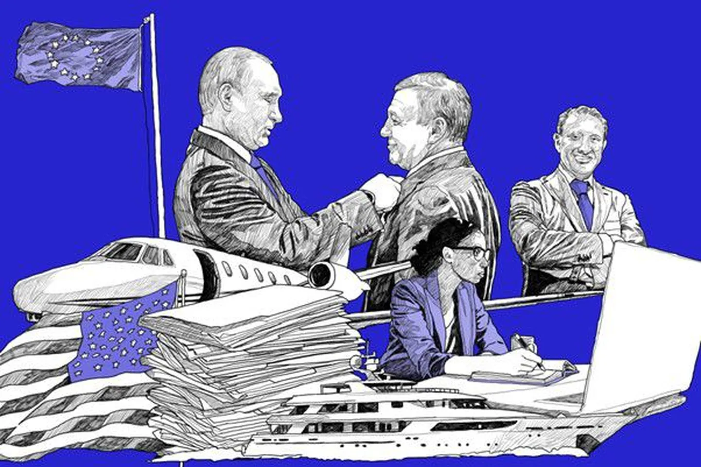 Президент России Владимир Путин и миллиардер Аркадий Ротенберг.