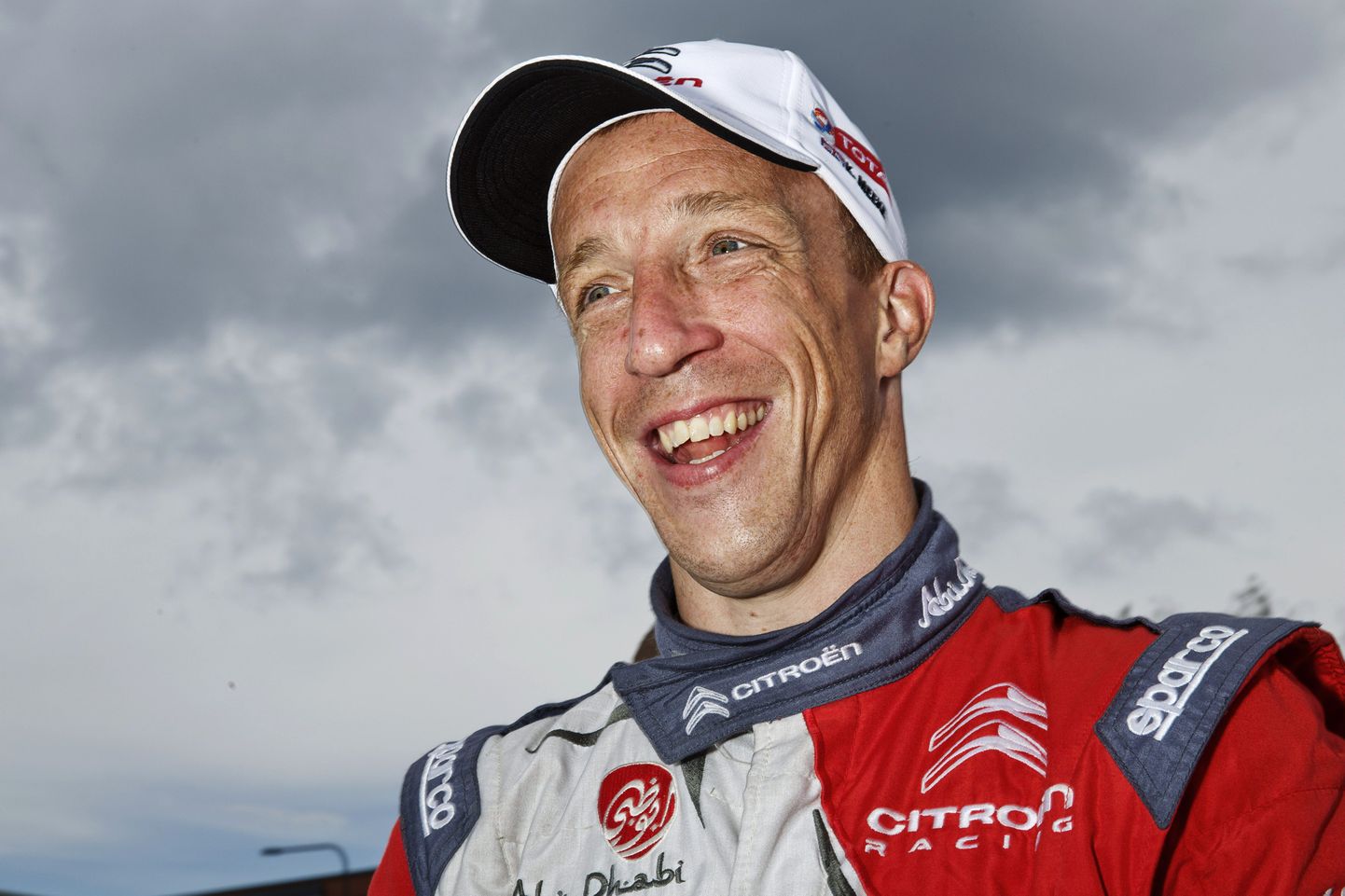 Kris Meeke kolme aasta eest Soome ralli võitjana.
