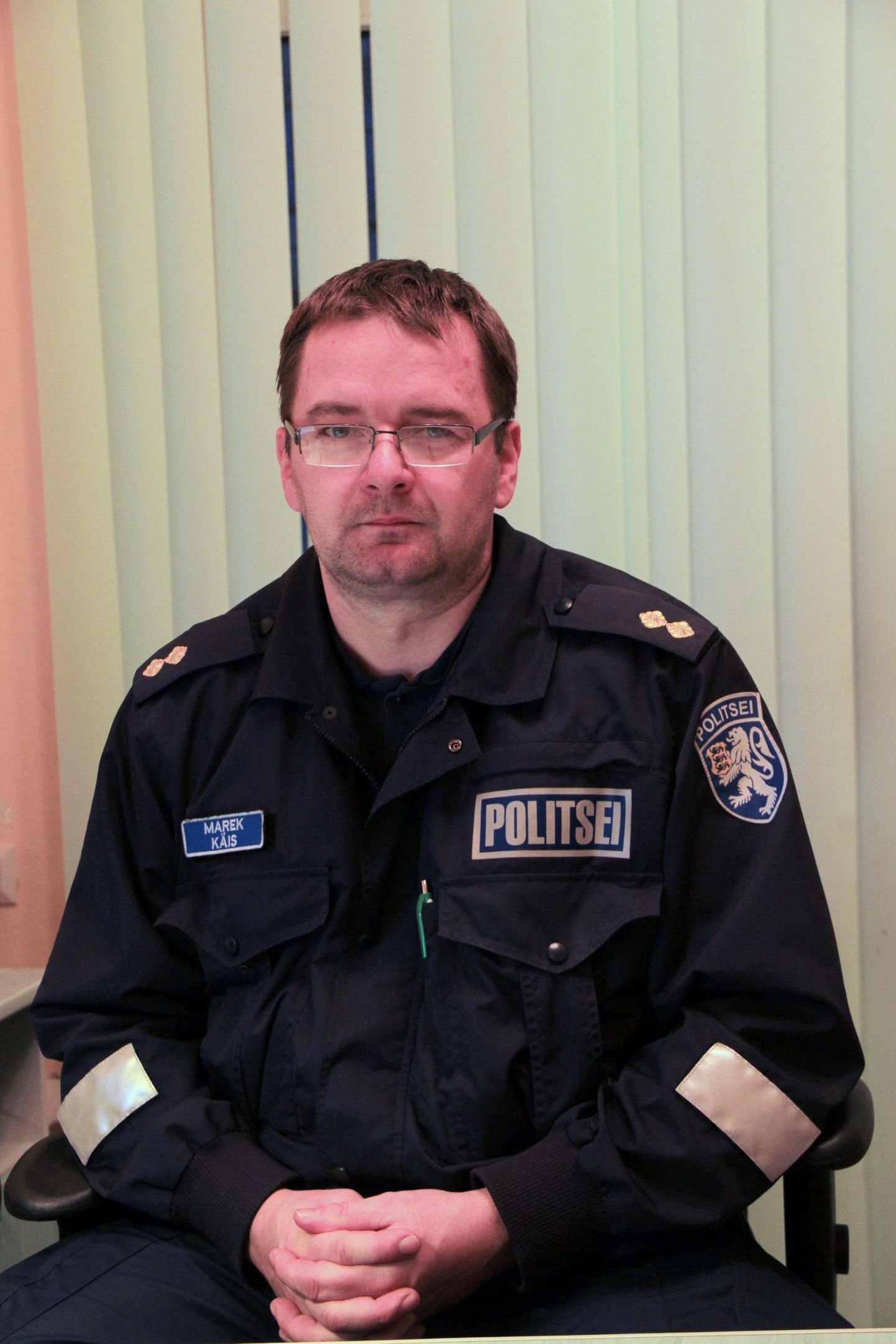 Valga piirkonnapolitseinik Marek Käis.