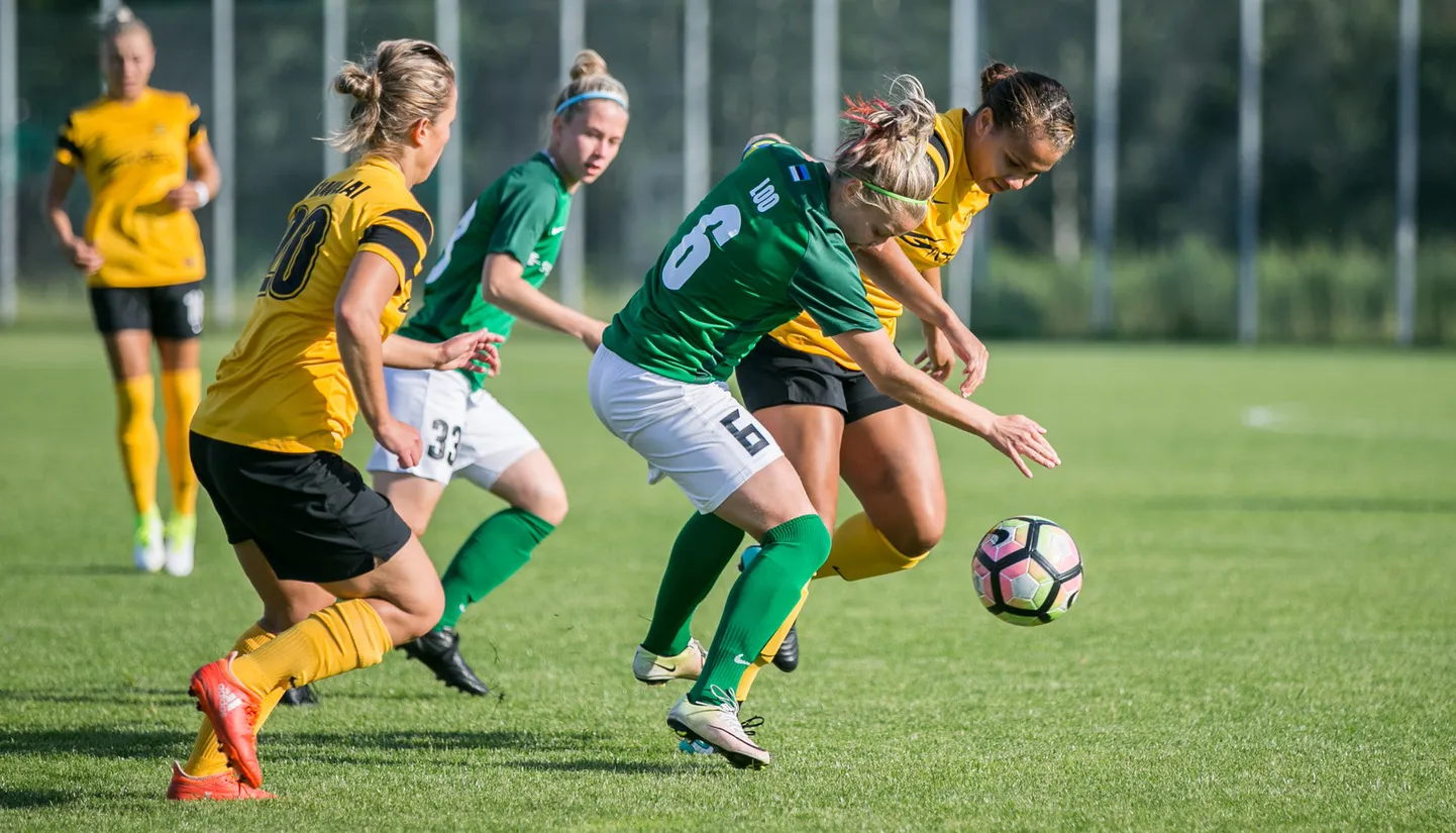 FC Flora heitlemas eelmise aasta võitja Gintra-Universitetasega
