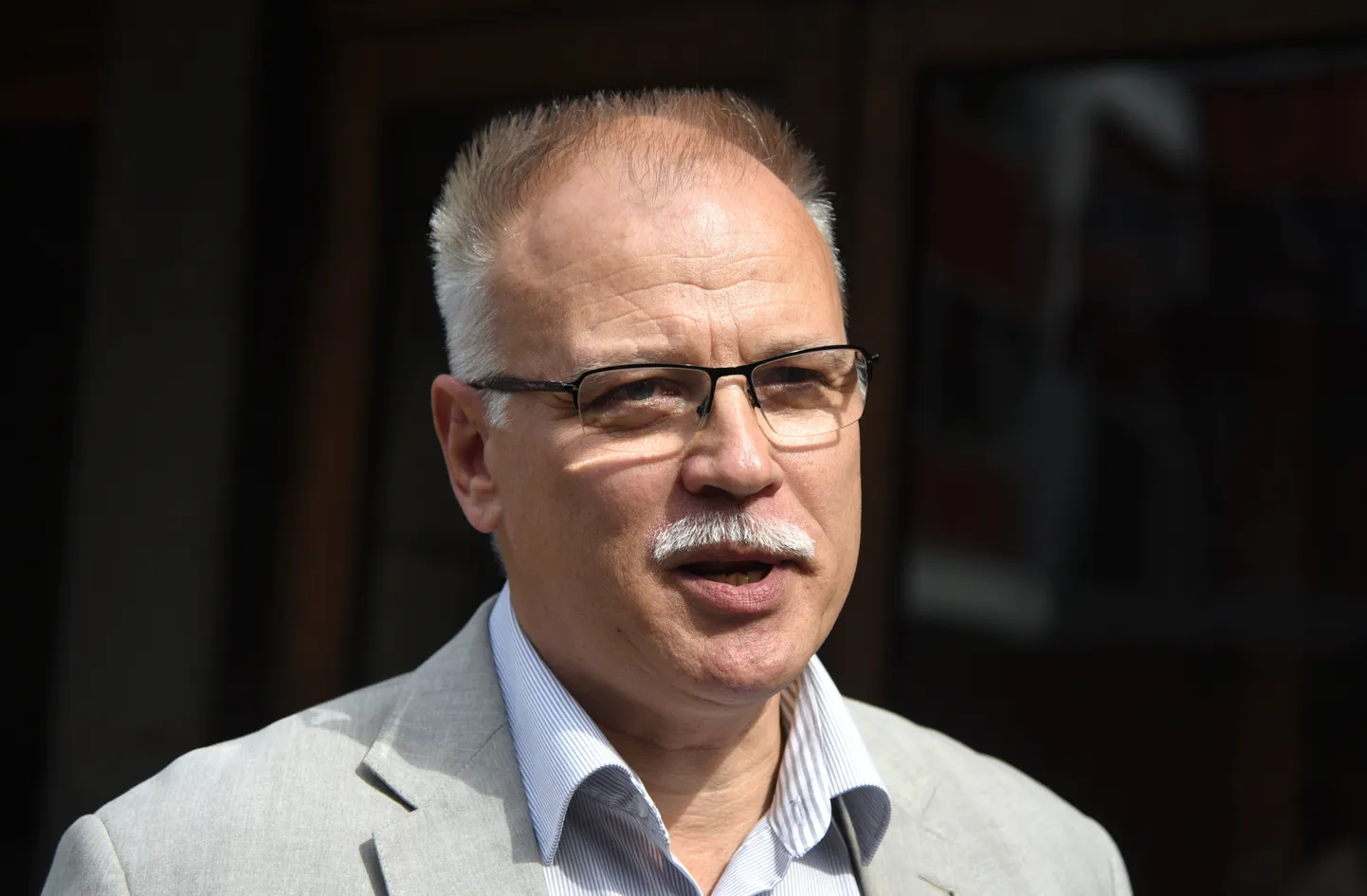 Latvijas veselības un sociālās aprūpes darbinieku arodbiedrības valdes priekšsēdētājs Valdis Keris.