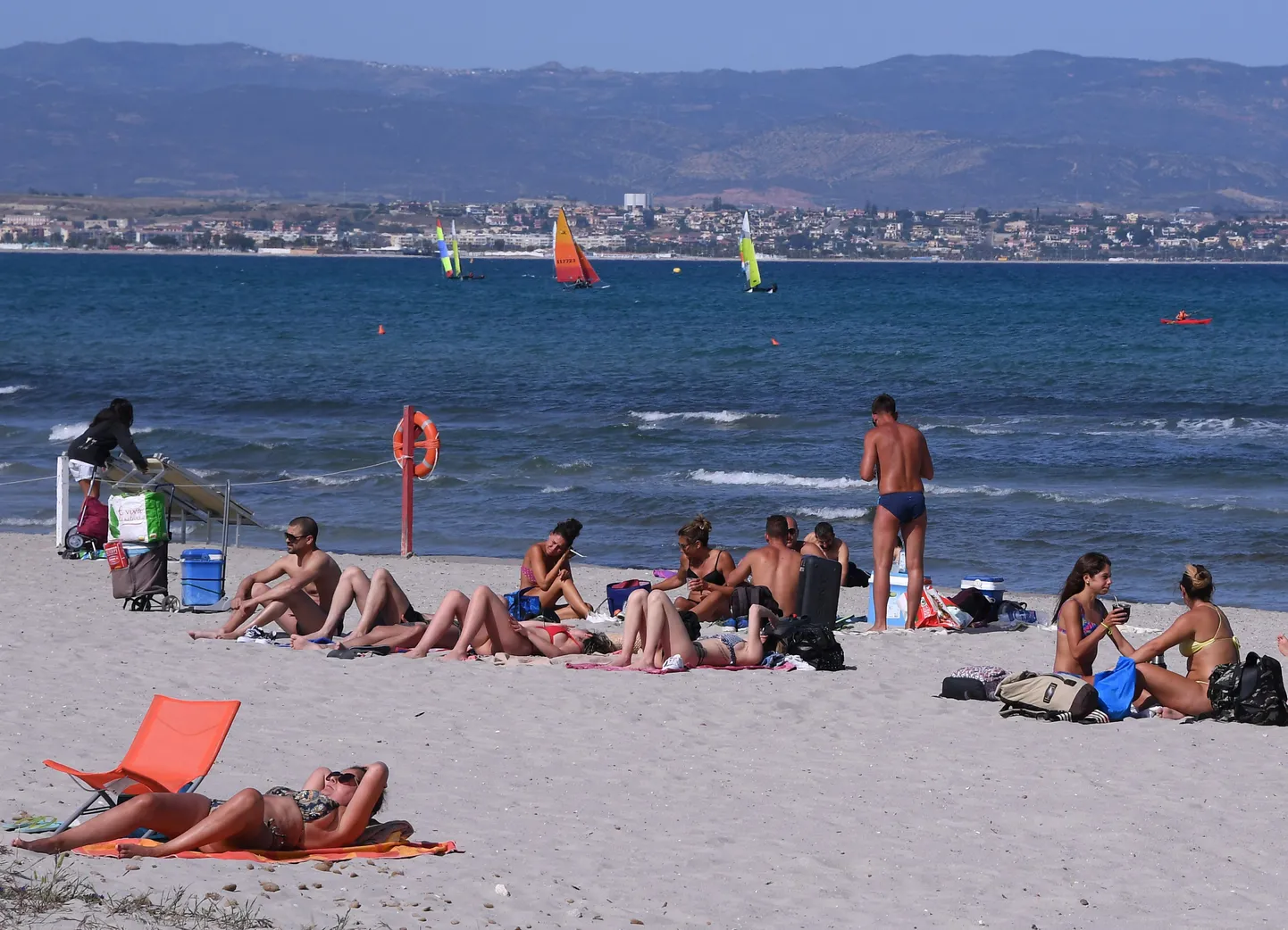 Sardiinia suurima linna Cagliari rand.