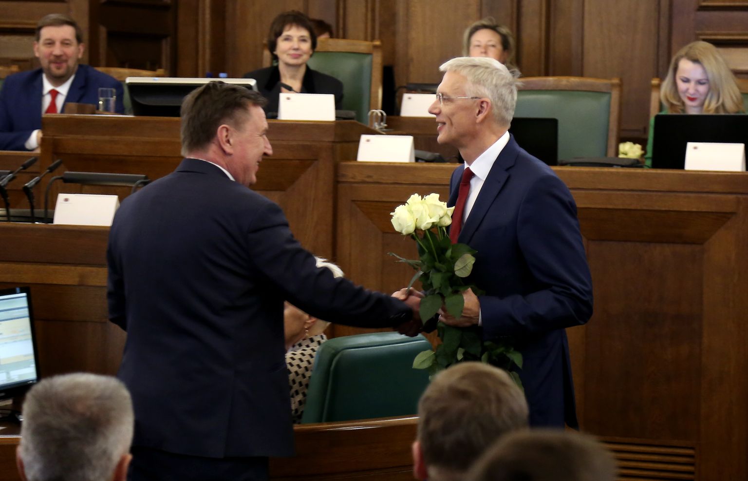 Jaunievēlētais Ministru prezidents Krišjānis Kariņš 