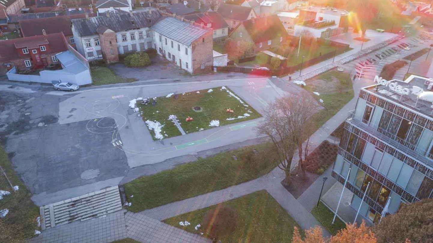 Viljandi linnakunstnik Malle London ütles, et ennekõike vajaks noorte ideid Rubiini kohale tehtud haljasala, mis jäi omal ajal Arkaadia aia põhiprojektist välja.