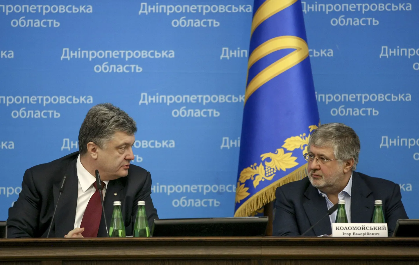 Петр Порошенко и Игорь Коломойский.