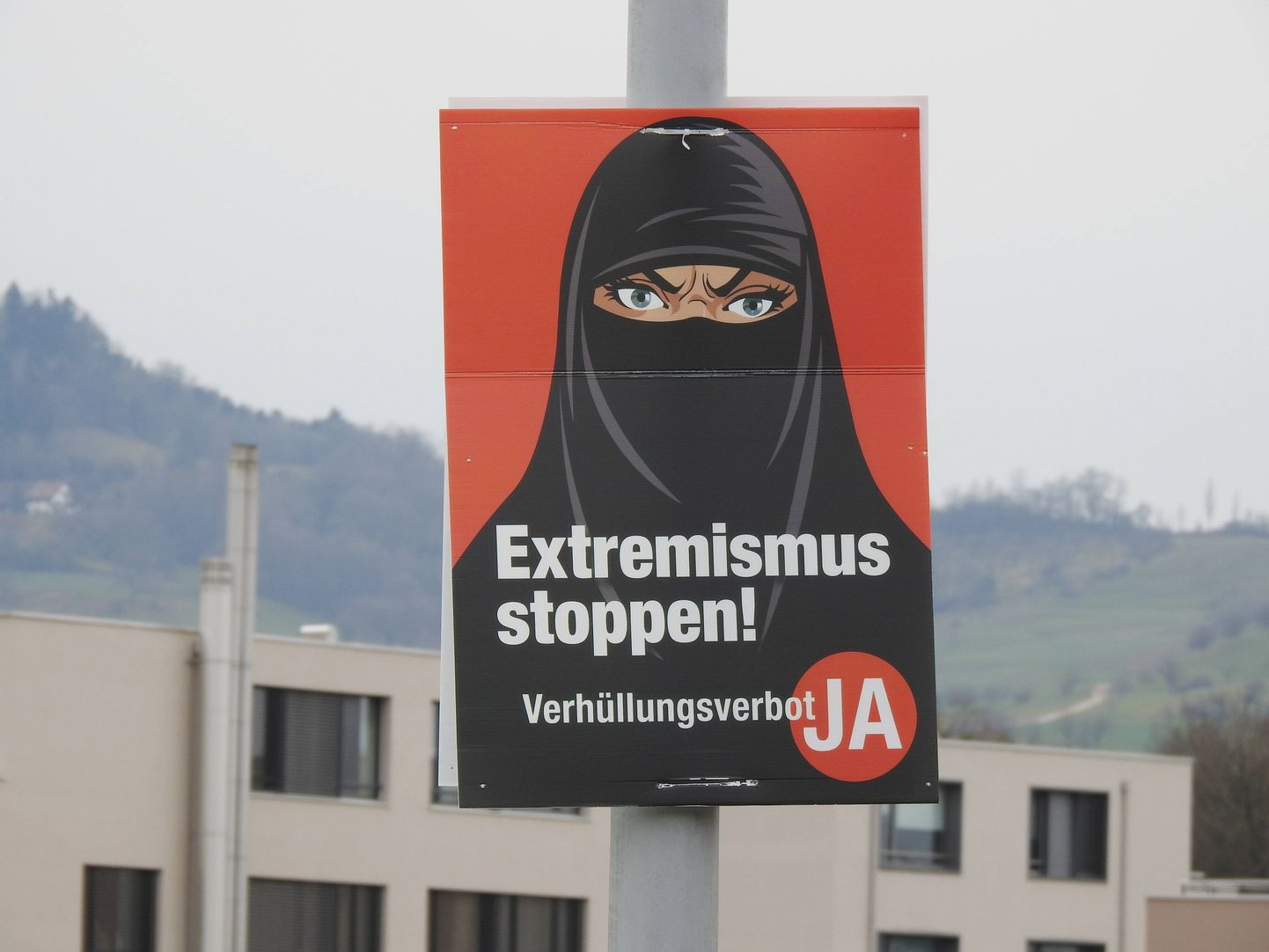 Плакат в Швейцарии.