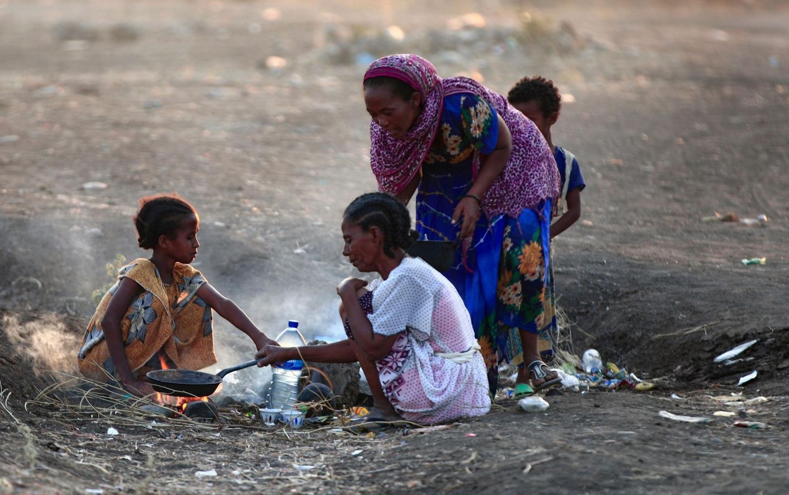 Etioopia Tigray piirkonnast pärit põgenikud Sudaanis, kuhu naaberriigist on saabunud sõja eest varjupaika otsima umbes 25 000 inimest. 