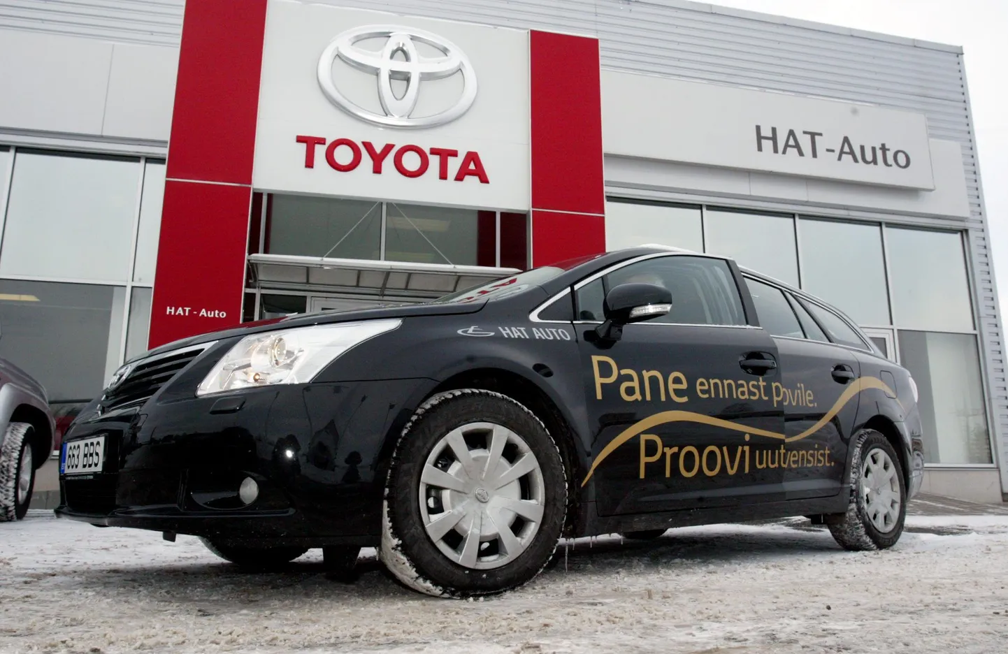 Laekvere Ehituse suuremate tööde hulka kuulub ka HAT-Auto maja Rakveres.