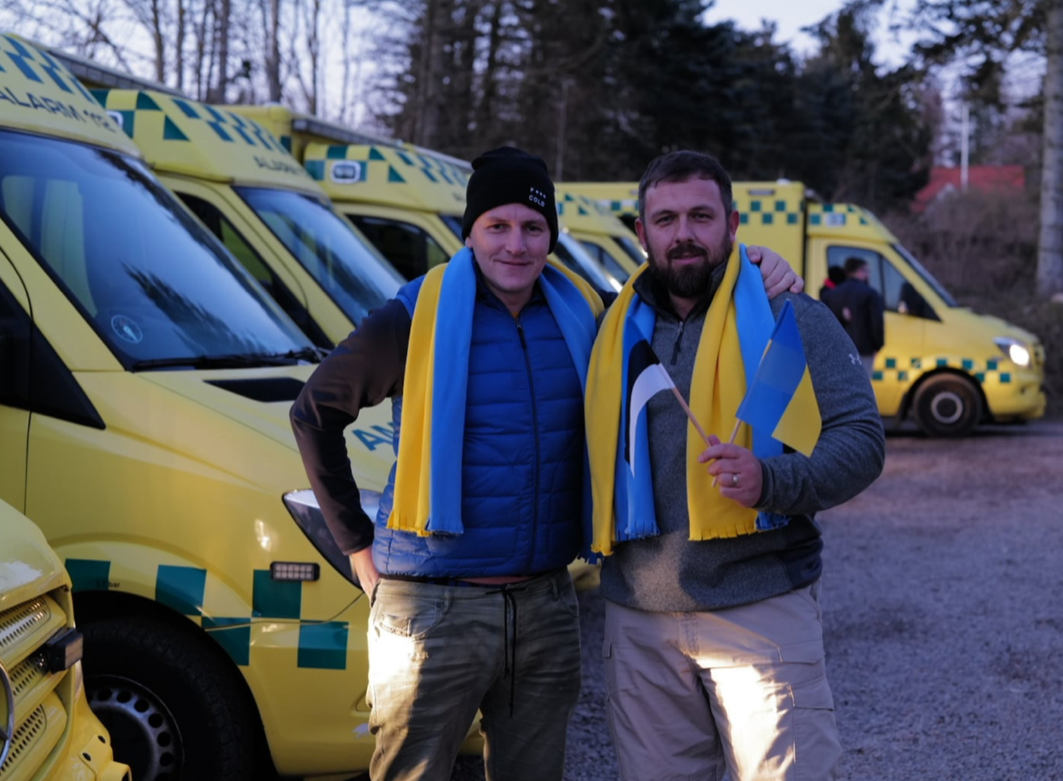 Esimesed kümme Rotary klubi ostetud kiirabiautot on vabatahtlike abiga Ukrainasse jõudnud.
