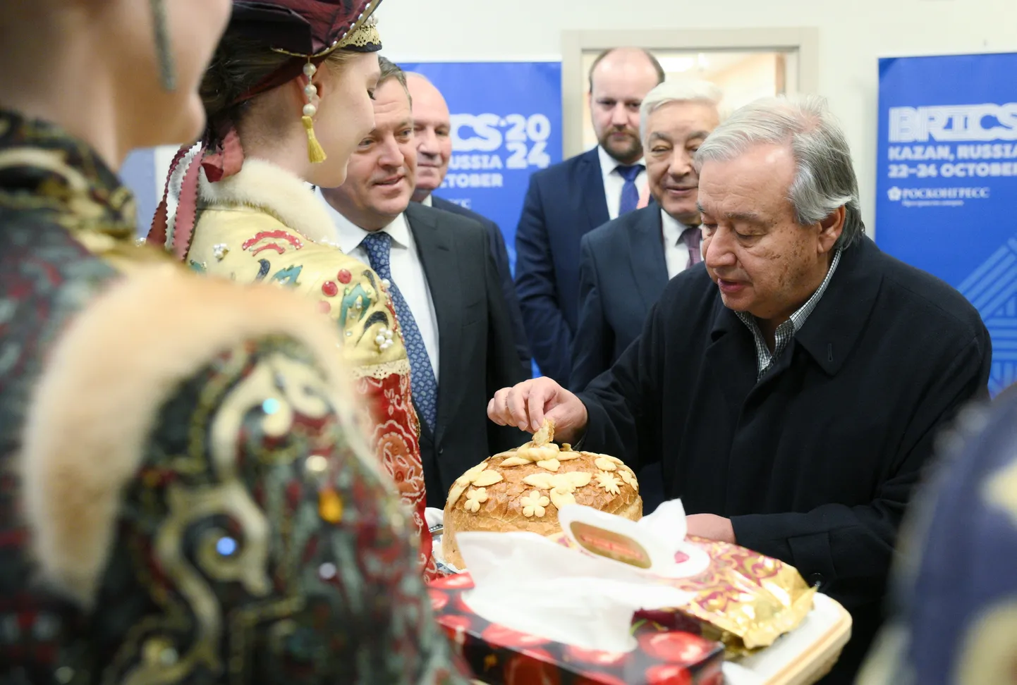 ÜRO peasekertär Antonio Guterrres saabus Venemaale Kaasanisse BRICSi riikide kohtumisele.