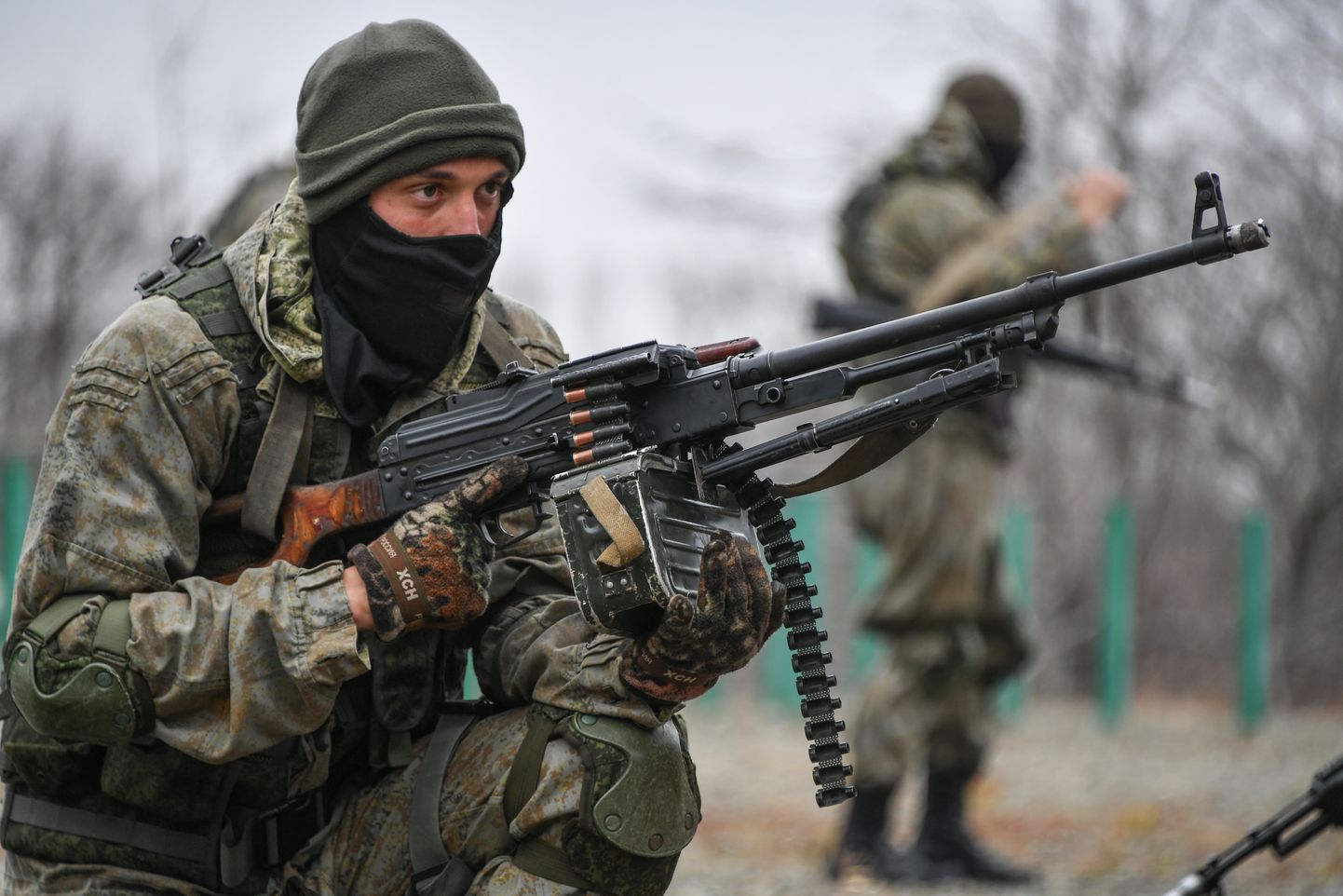 Vene sõdurid õppustel. Foto on illustreeriv.