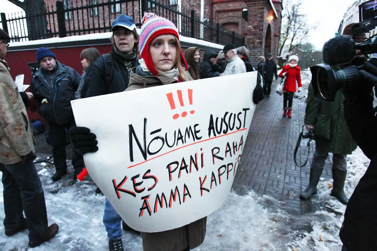 Meeleavaldus Reformierakonna vastu.