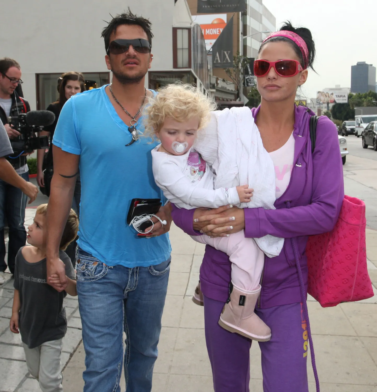 Jordan ehk Katie Price ja Peter Andre lastega
