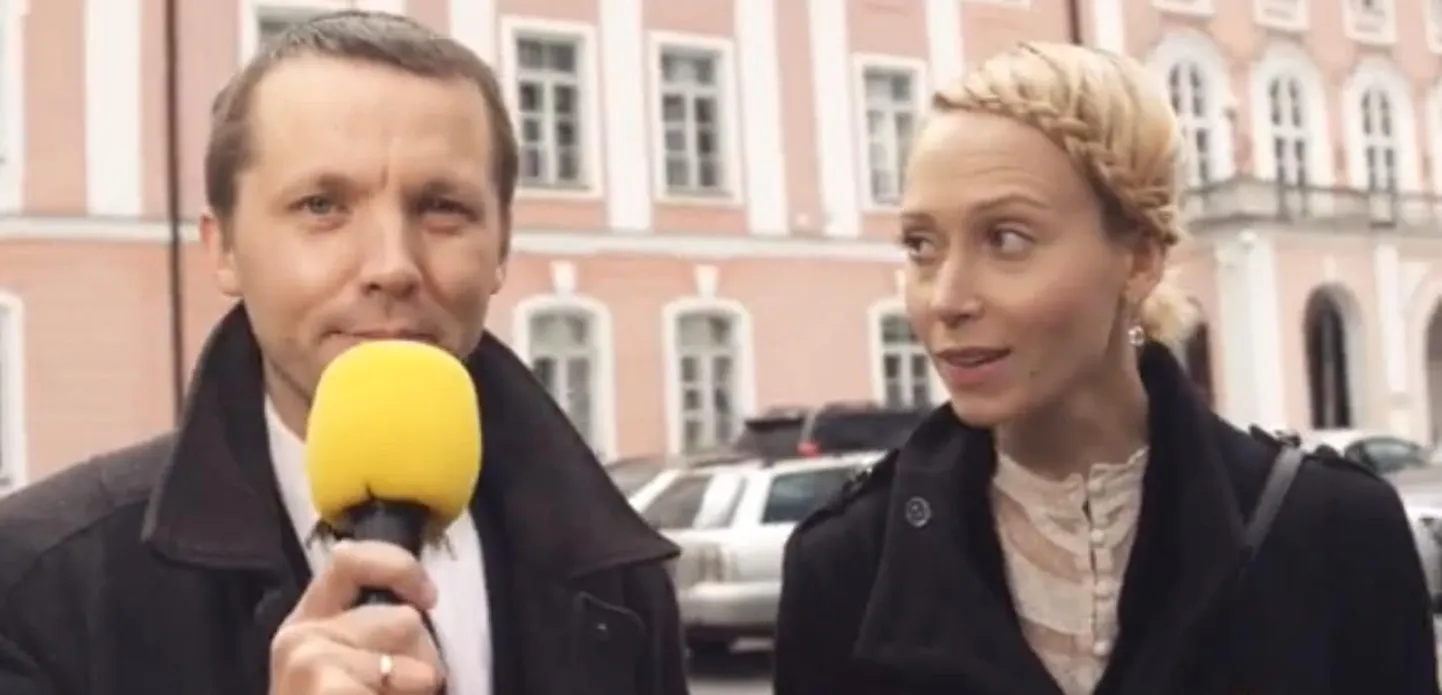 Kaader sotsiaalministeeriumi kampaania "Sooline stereotüüp" klipist "Intervjuu Mari-Liisiga".