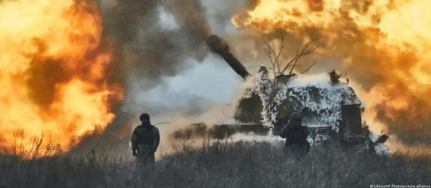 Украинские военные на передовой в Донецкой области