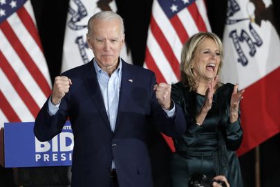 Joe Biden koos abikaasa Jilliga.