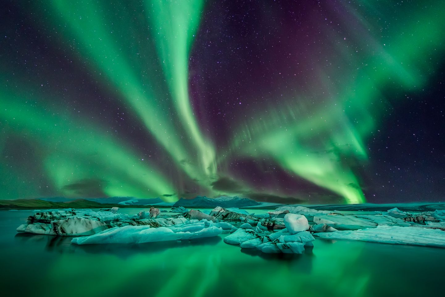 Island on üks parimaid paiku maailmas, kus virmalisi näha võib.